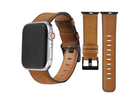 Correa Classic Vintage em Pele Ecológico Apple Watch Series 5 40Mm Marrón