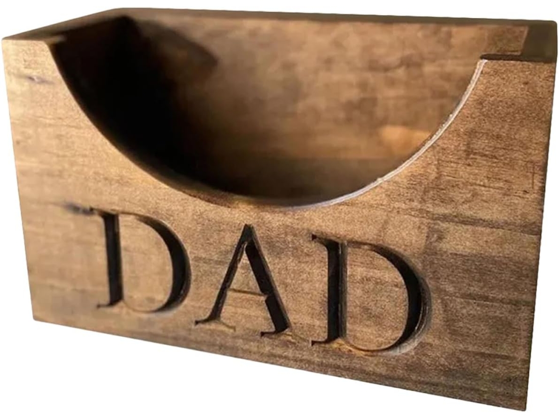 Perchero Madera Marrón Gorras Béisbol Organizador Escritorio Rústico Guardar Objetos Escritorios Cajones