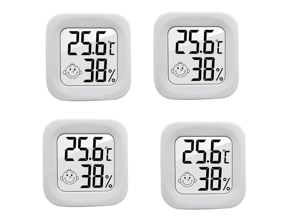 Sensor higrómetro de alta precisión para el hogar, higrómetro de interior con indicador de confort de emoticonos, medidor de humedad con sensor digital para el hogar.