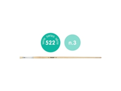 Plano Pincel de Cerdas para Pintura a Óleo Série Gr Chungkingr 522 Não. 3 Beigemilan