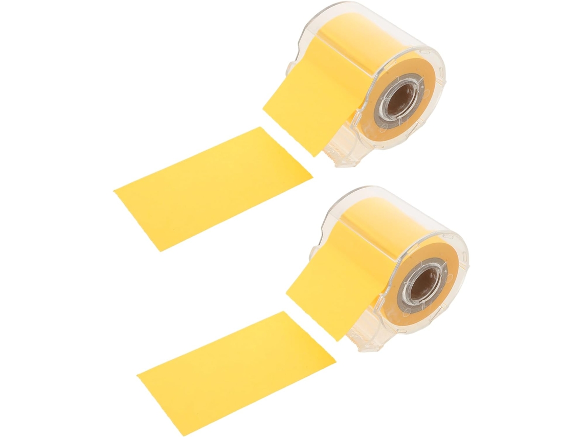 Juego de 2 blocs de notas adhesivas naranjas, rollo de papel adhesivo para notas SFUSHOS