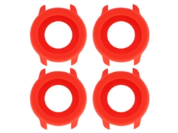 4 Piezas De Funda Protectora De Reloj Suave De Tpu Anti Explosión Para Huami Amazfit Gtr 47mm Rojo
