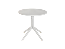Mesa Metal Pp Reciclado Gris 80x80x75cm