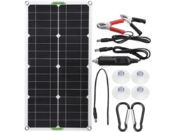 Panel solar de silicio monocristalino de 250 W, 12 V, 24 V, batería de sistema de energía solar de doble salida con 262