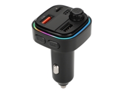 Adaptador Carregador Carro Transmissor Fm Qc3.0 Pd 20w Carregamento Rápido Handsfree Bt5.0 Plug And Play C26