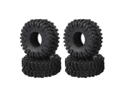Neumáticos De Goma Para Coche Teledirigido Crawler A Escala 1/10, 1,9 Pulgadas, Absorción De Impactos Y Antideslizantes.