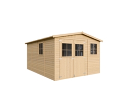 Caseta de Jardín de Madera TIMBELA M336 con Ventanas (11,97 M² - 226 x 324 x 416 cm)