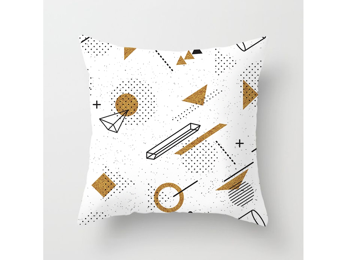 Serie Moderna y Sencilla Abstracta Funda de Almohada
