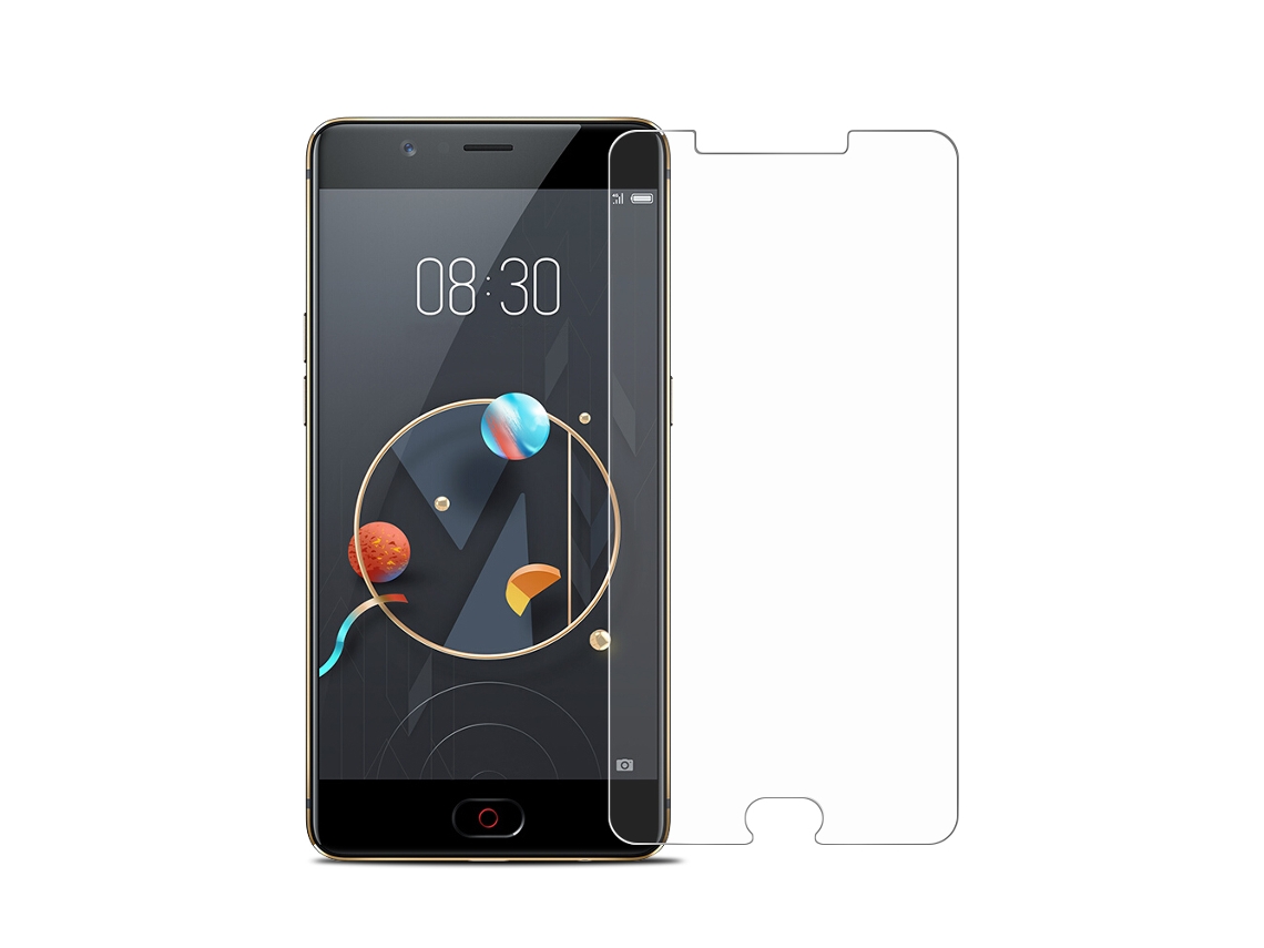Película De Vidrio Templado (9h 2.6d Hd) Para Protector De Pantalla Zte M2/m2 Lite