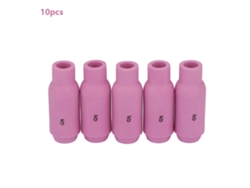 10 Boquillas Cerámicas 10n46-10n50 4-8 Para Antorcha Tig Wp-17/18/26 (10n49 8 Mm)