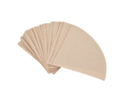 40 Filtros De Papel Desechables De Pulpa De Madera Natural Para Cafeteras De Goteo.
