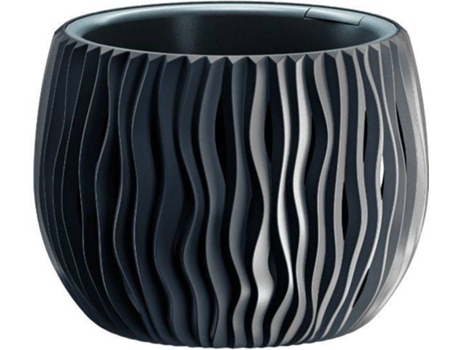 Maceta PROSPERPLAST Sandy Bowl (Gris - 14.4 x 14.4 x 11 cm)