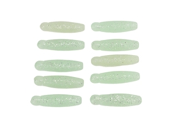 10 Piezas De Señuelos De Pesca Artificiales Blandos Con Forma De Pupa De Abeja Y Patata, 6 Cm, 8 G, Luminosos, Con Sal, Para Lances Largos.