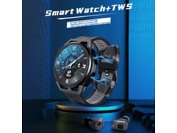 Smart Watch Auriculares Inalámbricos Bluetooth True Wireless 2 En 1 Con Reducción De Ruido Enc
