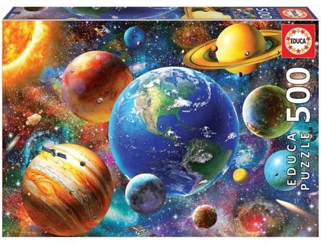 Puzzle EDUCA 500 Sistema Solar (Edad Mínima: 12 Años - 500 Piezas)
