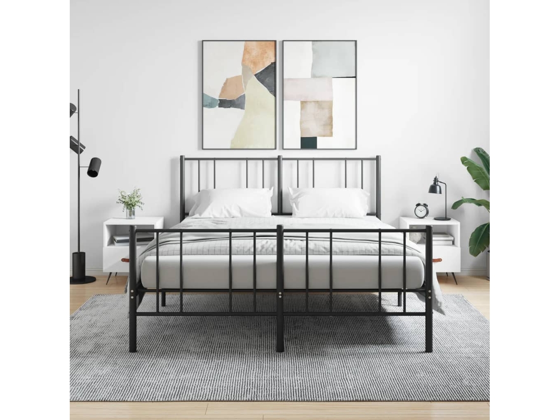 Mesitas de Noche 2 Pzs 40X35X47,5 Cm Deriv. de Madera Blanco