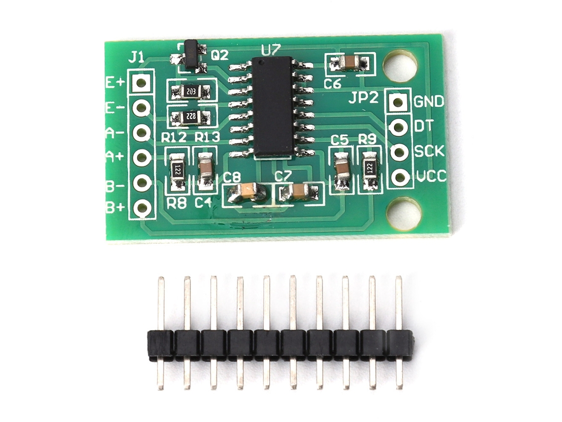 5 Piezas Módulo Sensor De Peso Hx711 De 24 Bits De Alta Precisión Con 2 Canales Para Balanzas Y Presión