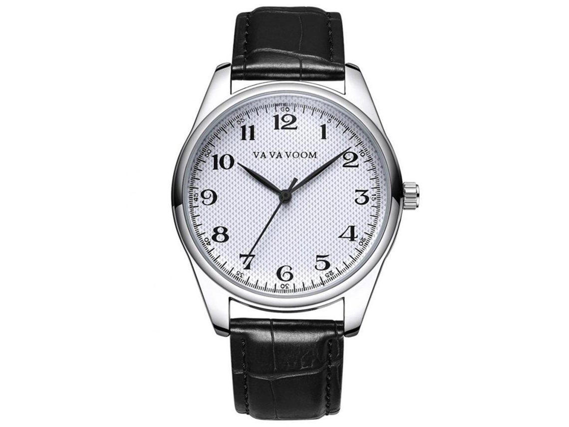Reloj De Pulsera Para Hombres Vava Voom De Cuarzo Para Caballeros (negro)