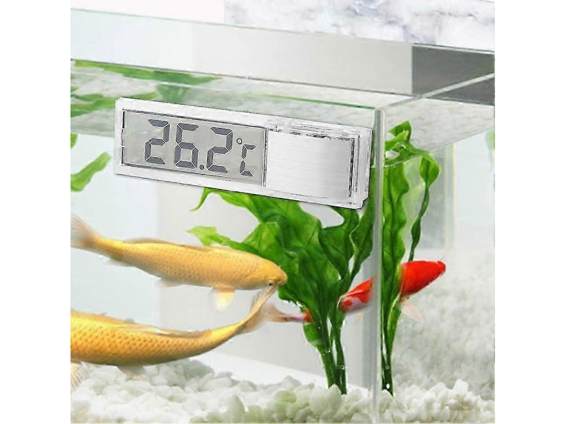 Termómetro práctico para acuario, termómetro electrónico para acuario, para uso en interiores, termómetro corporal 25 26 GOKOCO