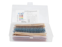 Kit De Resistencias De Película Metálica, 600 Piezas, 30 Valores, 1/4 W, 10 Ω-1 Mω, Tolerancia Del 1 %.