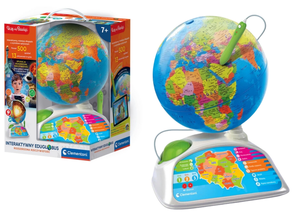 Globo interactivo Clementoni 50757 para niños en edad preescolar