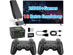 Mando inalámbrico para videojuegos retro con más de 20.000 juegos clásicos integrados, salida HDMI 4K, nostalgia garantizada, conectar y usar. GOKOCO