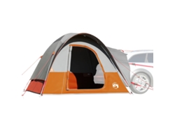 Tienda De Campaña De Coche 4 Personas Impermeable Gris-naranja