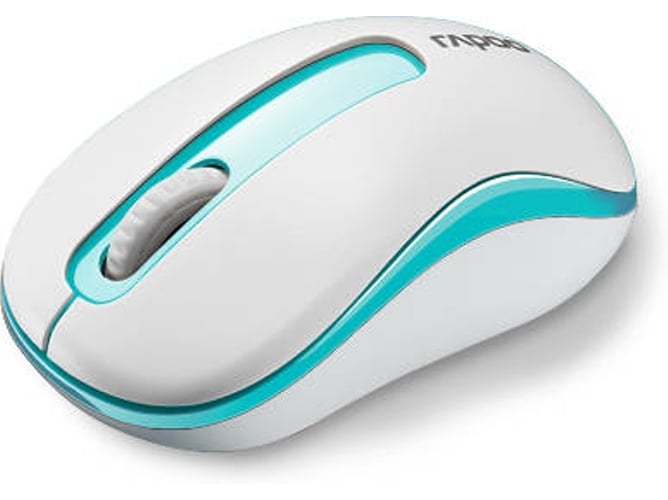 Ratón RAPOO M10 Plus (Inalámbrico - Óptico - 1000 dpi - Azul)