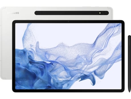Tablet SAMSUNG Galaxy Tab S8+ (12.4'' - 128 GB - 8 GB RAM - Wi-Fi - Plata)