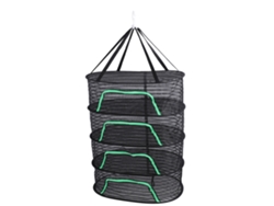 Malla De Poliéster Transpirable De 4 Capas Con Cremallera Para Colgar Y Secar Pescado, Verduras, Frutas Y Pétalos.
