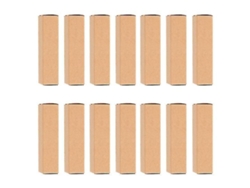 Juego de 50 cajas de papel kraft para envolver regalos pequeños, incluyendo cajas para envolver labiales. Hengjian