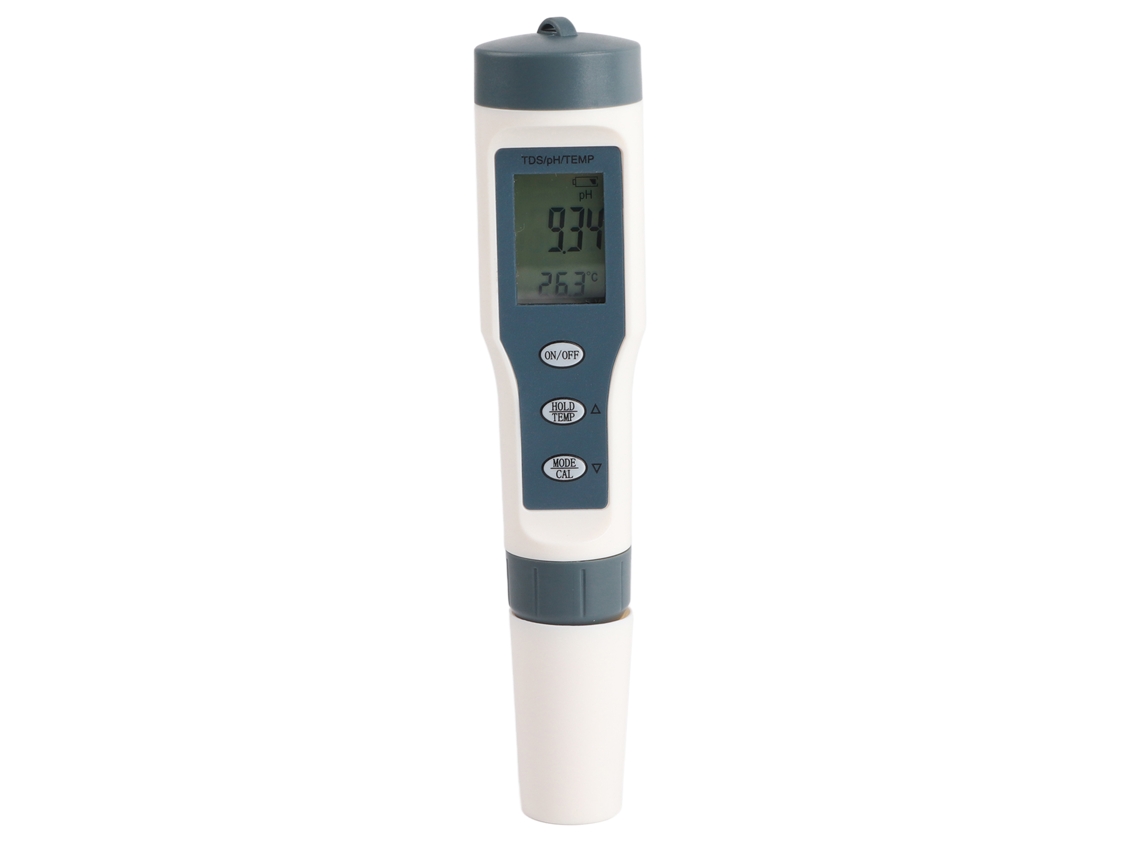 Medidor Portátil 3 En 1 De Calidad Del Agua: Ph, Tds, Temperatura Y Analizador De Pureza.