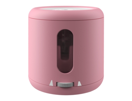 Sacapuntas eléctrico a batería, pequeño sacapuntas a batería portátil Rosa