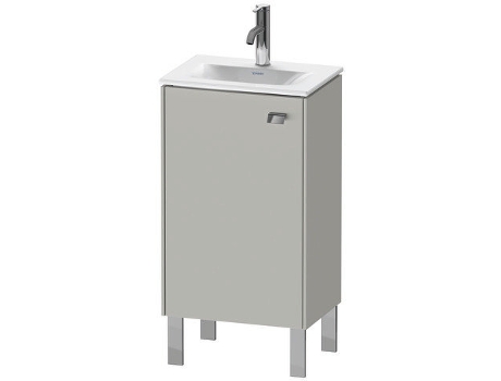 Mueble DURAVIT Brioso bajo lavabo vertical 44,0 x 31,0 cm 1 puerta abatible a la izquierda 1 estante de cristal para lavabo Viu 073345