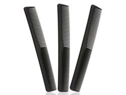 Peine premium para cabello largo de mujer: herramienta de peluquería con dientes finos de fibra de carbono para peinar y cortar el cabello.