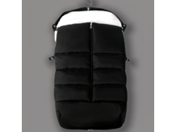 Bolsa térmica Eifson para cochecitos, compatible con la mayoría de los cochecitos (negra)