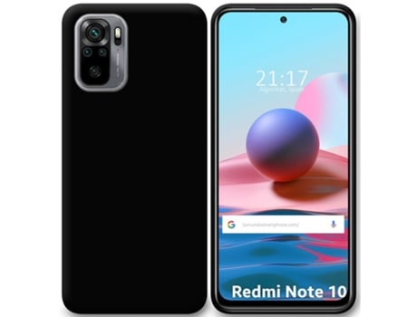 Carcasa Xiaomi Redmi Note 10 / 10S TUMUNDOSMARTPHONE Silicona Negro