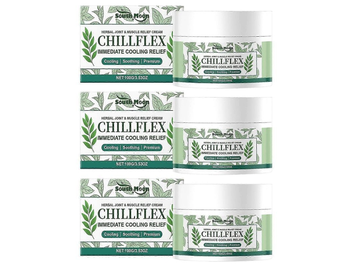 Crema De Masaje Chillflex Con Mentol Para El Alivio De Articulaciones Y Músculos 100 G 3 Unidades 2025