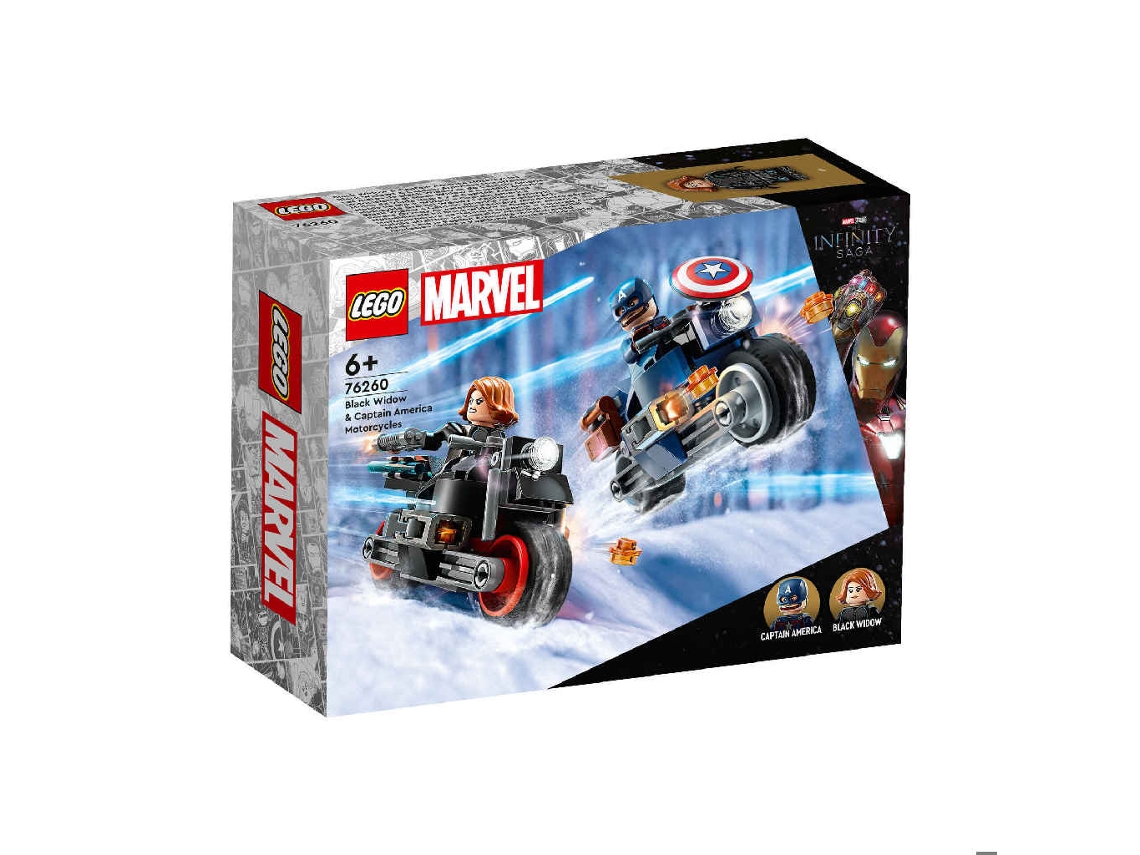 LEGO Marvel: Motos de Black Widow e Captain America - 76260