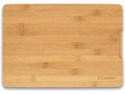 Tablas de Corte 3 CLAVELES (Bambú - 33x23x2 cm)