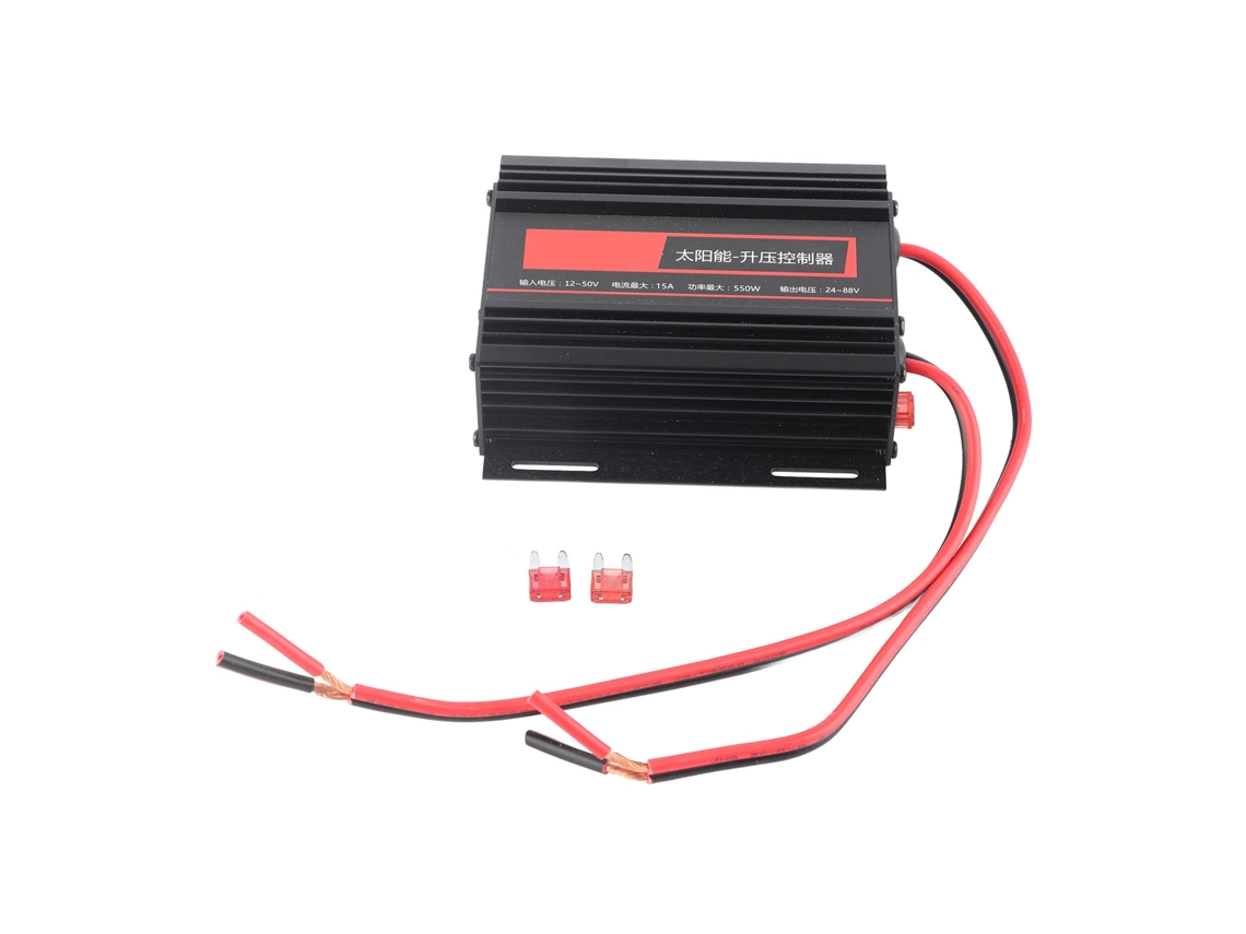 Controlador Solar Mppt Boost 12‑50v 550w 98% Tasa De Conversión Con Pantalla Digital