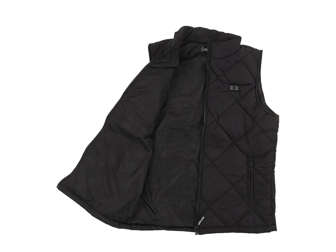 2026-chaleco Calefactor Inteligente Control De Temperatura Usb Para Invierno Exterior Ropa Calefacta Talla 3xl Negro