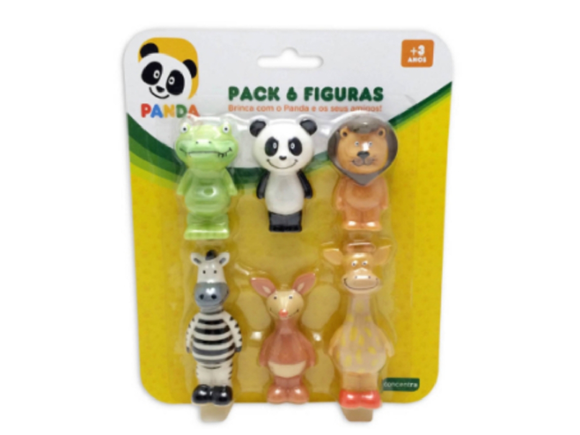 Conjunto de 6 Figuras PANDA (Edad Mínima: ‍3)