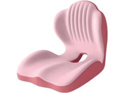 Cojín Para Silla Ergonómico De Espuma Viscoelástica, Diseño Integrado En Forma De L Con Soporte Lumbar (rosa) Gertiz