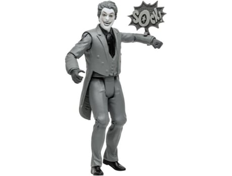Figura de acción retro de DC Batman 66 The Joker (variante de TV en blanco y negro) MCFARLANE TOYS