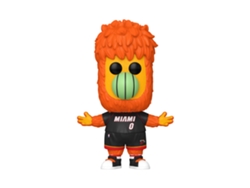 Figura Funko NBA: Mascotas Miami Burnie Pop! Vinilo