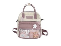 Bolso bandolera de nailon Gils, mochila escolar ligera, bonito bolso bandolera rosa Lalamoli