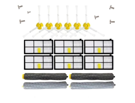 Filtros de escovas laterais de escova de rolo para irobot roomba 800 série 870
