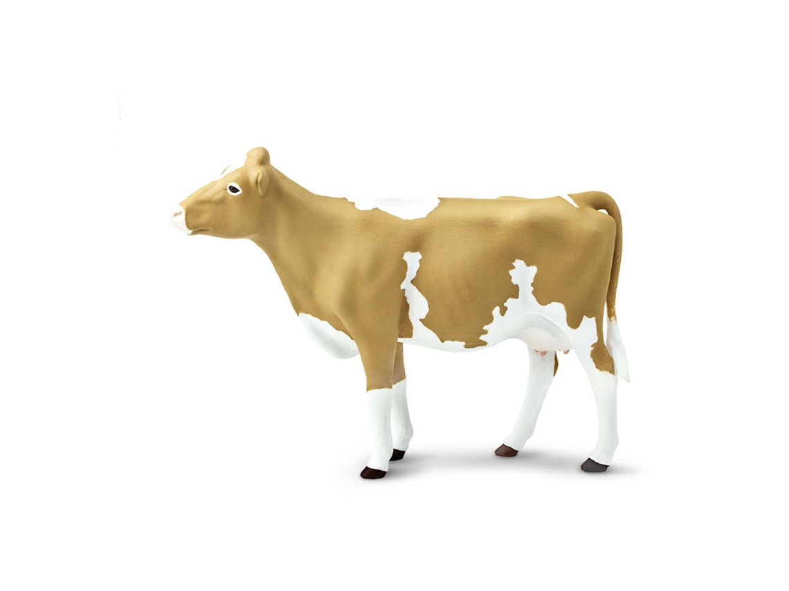 Figura de Jugar SAFARI Boneco de vaca guernsey