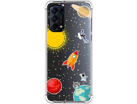Carcasa Oppo Find X3 Lite 5G TUMUNDOSMARTPHONE Espacio Multicolor